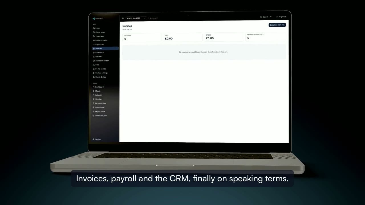 Integrations, the opening frame of the film